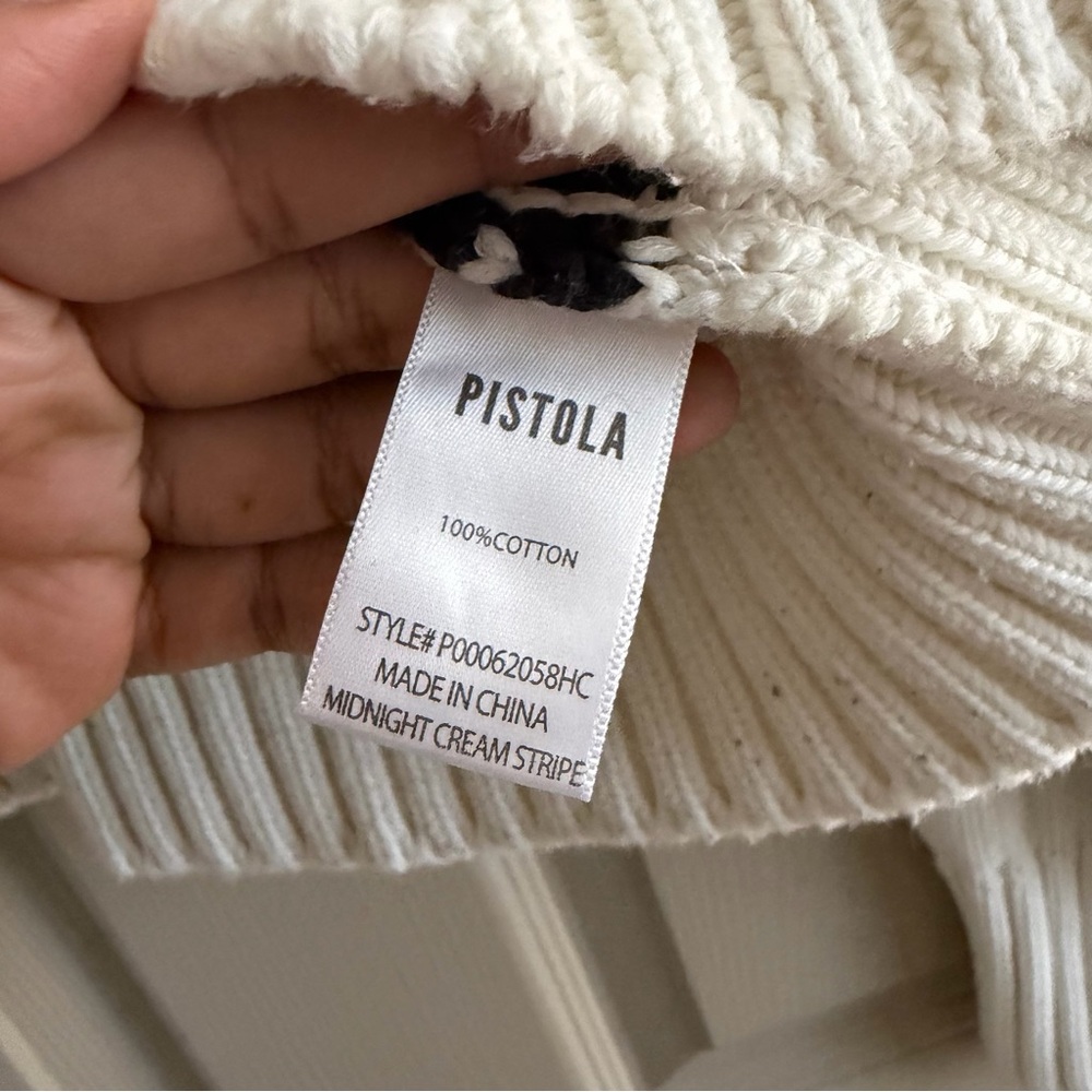 Pistola Arlo Stripe Polo Sweater - Picture 5 of 8